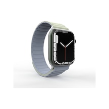 Apple Uyumlu  Watch  1-2-3 42mm Strap Manyetik Mıknatıslı Silikon Kordon Kayış
