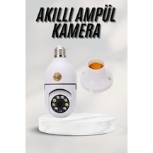 Akıllı Kamera Wifi Kamera Duylu Ampul Görünümlü 360 Derece Dönebilen Ev Kamerası 41898858