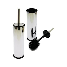 Mikro-1 Eko Metal Klozet Wc Fırça Seti Düz Kapak Timya/go1395 198294 Çok Renkli