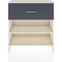 Arges Şifonyer Tek Raflı Tek Çekmeceli 88x30x96 Aytaşı-antrasit Aytaşı