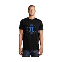 14 Mart Dünya Pi Günü Baskılı Siyah Erkek Tshirt (530964179)