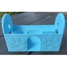 Vaveni 3d Baskı Köpek Ödül Mamalı Zeka Oyuncağı Döner Silindirli Ödül Dağıtıcı Sarı Mavi Yeşil Arz