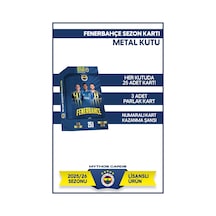 Fenerbahçe 2025-26 Sezon Kartları - Metal Kutu