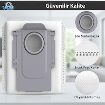Roborock S8 / S8 Plus / S8 Pro Ultra S8 Pro Değil Robot Süpürge Toz Torbası 6 Adet