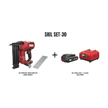 Skil Set-30 3885CA Akülü Çivi Çakma Tabancası + Skil 3136AA 2.0AH Li + 2.4A Şarj Cihazı Promo