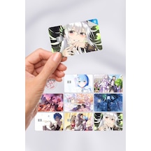 Re Zero Kart Kaplama Sticker 8 Adet Çok Renkli