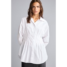 Defacto %100 Pamuk Fıtted Poplin Gömlek G8610ax26auwt34 Beyaz-wt34