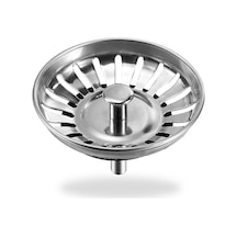 Çöpmak Süzgeç Mutfak Lavabo Sifon Gider Metal Tıpa Süzgeci 8cm Paslanmaz Çelik Diğer
