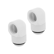 Corsair Cx-9055014-ww Fitting Adapter Xf Adapter 2-pack 90 Angled Rotary Glossy Beyaz