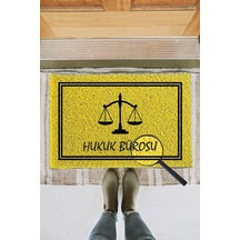 KIVIRCIK PASPAS KISIYE OZEL HUKUK BUROSU SCALES SARI 40X60 CM