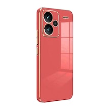 Uray Store Xiaomi Redmi Note 13 Pro Plus Kılıf Volet Silikon - Kırmızı