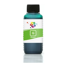 QC HP Designjet Z3100 24 Uyumlu Yazıcı Mürekkebi 100ml G Green Yeşil Pigment
