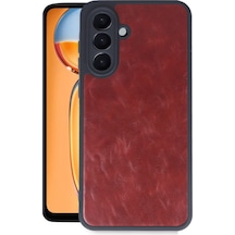 Samsung Uyumlu Galaxy A26 Kılıf Aras Deri Kapak Bordo\