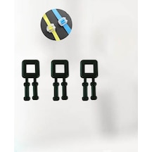 PLASTİK ÇEMBER TOKASI SİYAH 1000 ADET