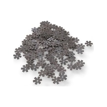 6 Yapraklı 18 Mm Çiçek Deseni Metal 10 Adet Küpe Aparatı, Bileklik Ucu, Broş Aksesuar