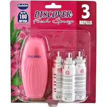 Discover Fresh Koku Makinesi + Yedek Sprey Bubble 3 x 15 ML