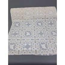 Pvc Küpür Dantel Raf Ve Dolap Örtüsü Runner Kahverenği Kpr1590k 50 X 300