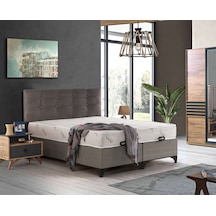 Azra Yatak Mobilya Çift Kişilik Yatak + Baza + Başlık (Ortopedik Yatak)