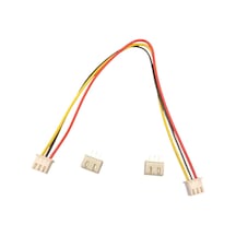 10 Adet 2.50mm 3 Pin Çift Taraflı Jst Xh Konnektör 20cm Kablolu