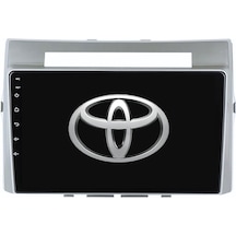 Toyota Verso - Araç Multimedya Ekran - 2gb 32gb - S - Silver - 2004 - 2009 - 9 Inch - Myway - Red