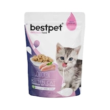 Bestpet Kitten Tavuk Etli Jelly Pouch Yavru Kedi Yaş Maması 85 G