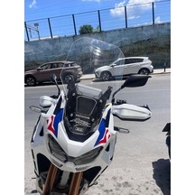 Zeus Motor 2020-2024 Honda Crf1100l Africa Twin Uyumlu L2/l4 Uzun Ön Cam Şeffaf Renk