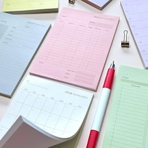 Tarihsiz Masaüstü Planlayıcı, 10 Farklı Planlama, 80 Yaprak Yapılacaklar Listesi