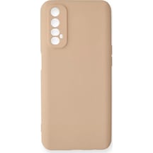 Newface Realme 7 Kılıf Nano İçi Kadife Silikon - Pudra Çok Renkli