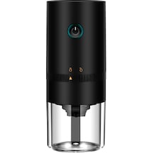 Geeksen Küçük Ev Tipi Kahve Değirmeni - 6 Kademeli Usb Şarjlı Taşınabilir Öğütücü Siyah