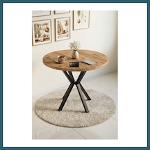 Bezos Yuvarlak Masa Atlantik Kahverengi 90 Cm Ob