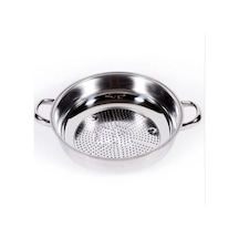 Paslanmaz Kulplu Makarna Süzgeci ( 27 CM )