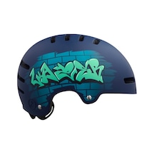 Kask One+ Ce-cpsc Mat Mavi Graffiti S Mavi