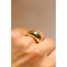 Yenigün Kuyumculuk 14 Ayar Altın Düz Bombe Yüzük Yzk25103