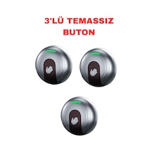 Sr-705 Temassız Kapı Açma Butonu Sıva Üstü Kızılötesi Sensörlü Çıkış Butonu 12-24v Dc 3 Adet