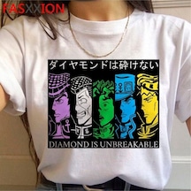 Noıssey Kırmızı Etiket Gala Jojo Tuhaf Macera T-shirt Model454 16951 Beyaz