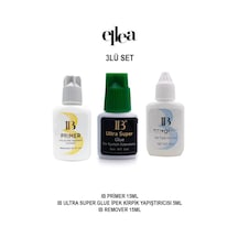 Ib İpek Kirpik Yapıştırıcı Yeşil Kapak Primer Remover Seti