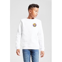 Tshirthane Beyblade Max Bladebreakers Beyaz Çocuk 2ip Sweatshirt 001