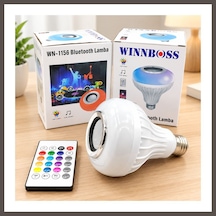 Bezos Bluetooth'lu Hoparlörlü Led Ampul Nxrlvng