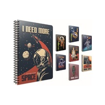 Gıpta Space Spiralli Karton Kapak Defter A4 80 Yp Çizgili Çok Renkli
