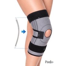 Ligament Ve Patella Destekli Dizlik Ayarlanabilir Ortopedik Diz Desteği Spiral Balenli Diz Destek Bandajı