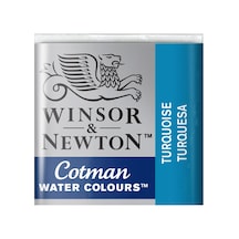 Winsor & Newton Cotman Yarım Tablet Suluboya Turquoise 654 Karışık