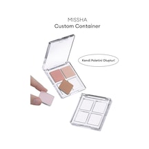 Kişiselleştirilebilir 4'lü Boş Far Paleti Custom Palette Container Diğer