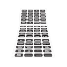 Black 60 Label Set Çok Renkli
