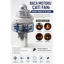 Bca Motoru Çatı Fanı Soba Mangal Barbekü Yanan Tüm Alanlarda Kullanıma Uygundur