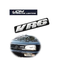 Ijdm 1 Adet Yedek Golf 3 İçin Mkııı Vr6 Yan Kalıplama Trim Amblem Klip Etiket