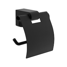 VitrA Base 700 Kapaklı Tuvalet Kağıtlığı Mat Siyah A4407436