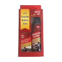 3 Adet Gojo 2'li Araç Bakım Seti Torpido Sütü+sünger
