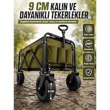 Zenvia Extra Cepli Katlanabilir Wagon Arabası İle Pratik Ve Düzenli Taşıma Znv2026 Çok Renkli