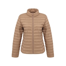 Lumberjack W-sn28 Basıc Padded Coat Camel Kadın Mont 000000000101165668 Kahverengi