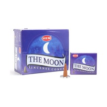 4 Adet Konik Tütsü Moon Aromalı, Konik Form, Ortam Kokusu İçin Scented Incense Cone